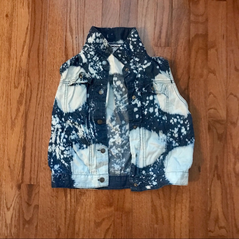 DKNY Denim Bleached Vest